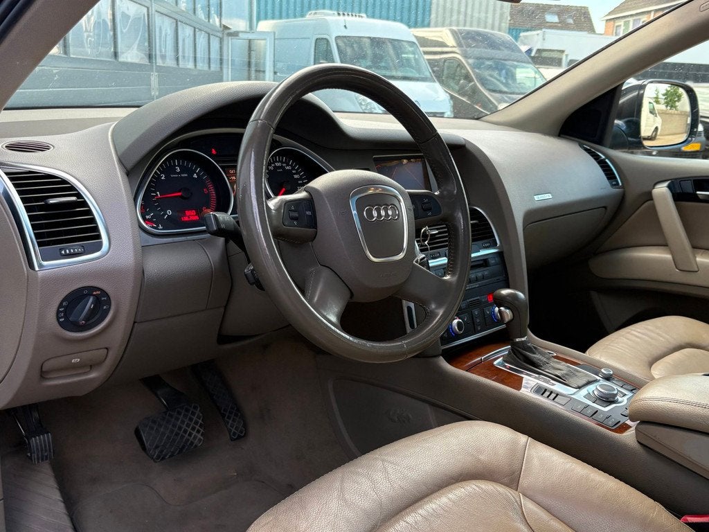 Audi Q7 3.0TDI 233pk Quattro Pro Line+ Pano Camera Navi Lede, Auto's, Audi, Automaat, Beige, 233 pk, Bedrijf