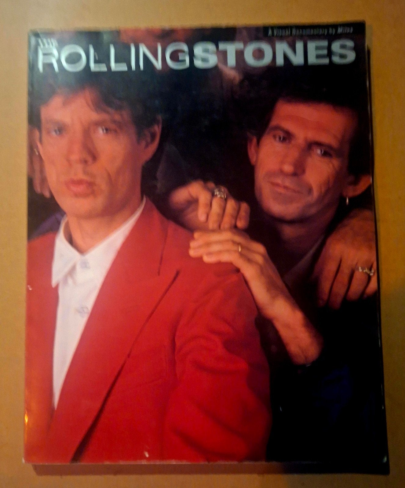 The Rolling Stones: A Visual Documentary by Miles, Ophalen of Verzenden, Gelezen, Artiest, Miles