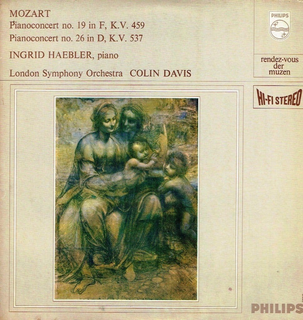 Mozart Ingrid Haebler Pianoconcert Philips HiFi Stereo, Kamermuziek, Verzenden, Zo goed als nieuw, 12 inch