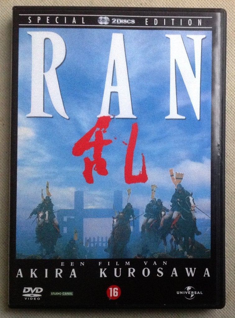 Ran (Special Edition) 2DVD Akira Kurosawa, Vanaf 16 jaar, Verzenden, Gebruikt, Azië