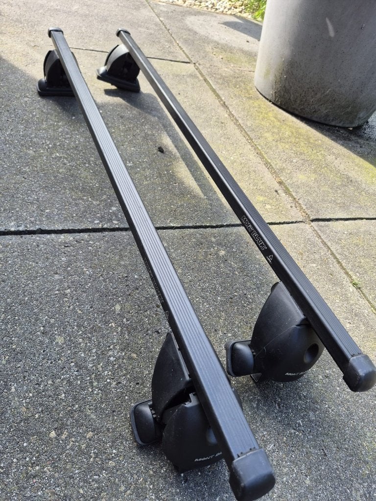 Mont Blanc universele dakdragers – gebruikt op Volvo V40, Auto diversen, Dakdragers, Ophalen, Gebruikt