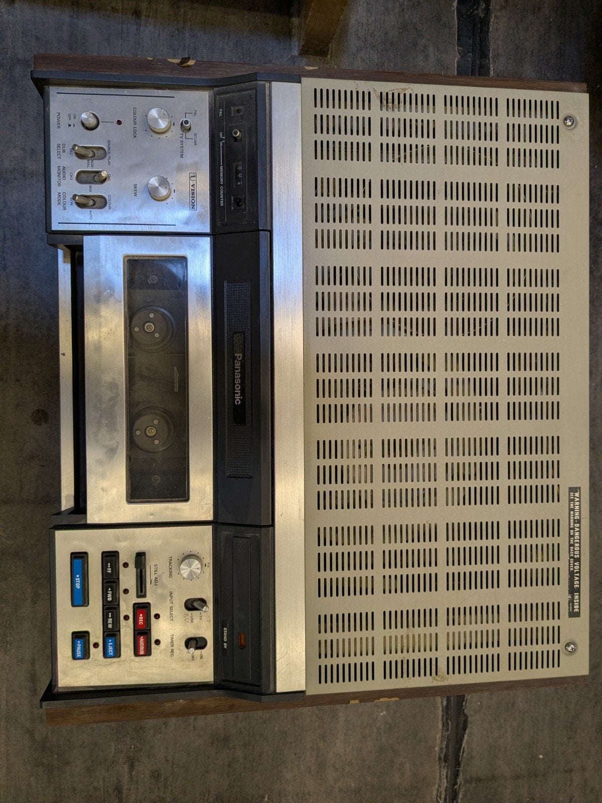 Vintage Panasonic NV-9200E VHS-speler/recorder, Ophalen, Gebruikt, VHS-speler of -recorder