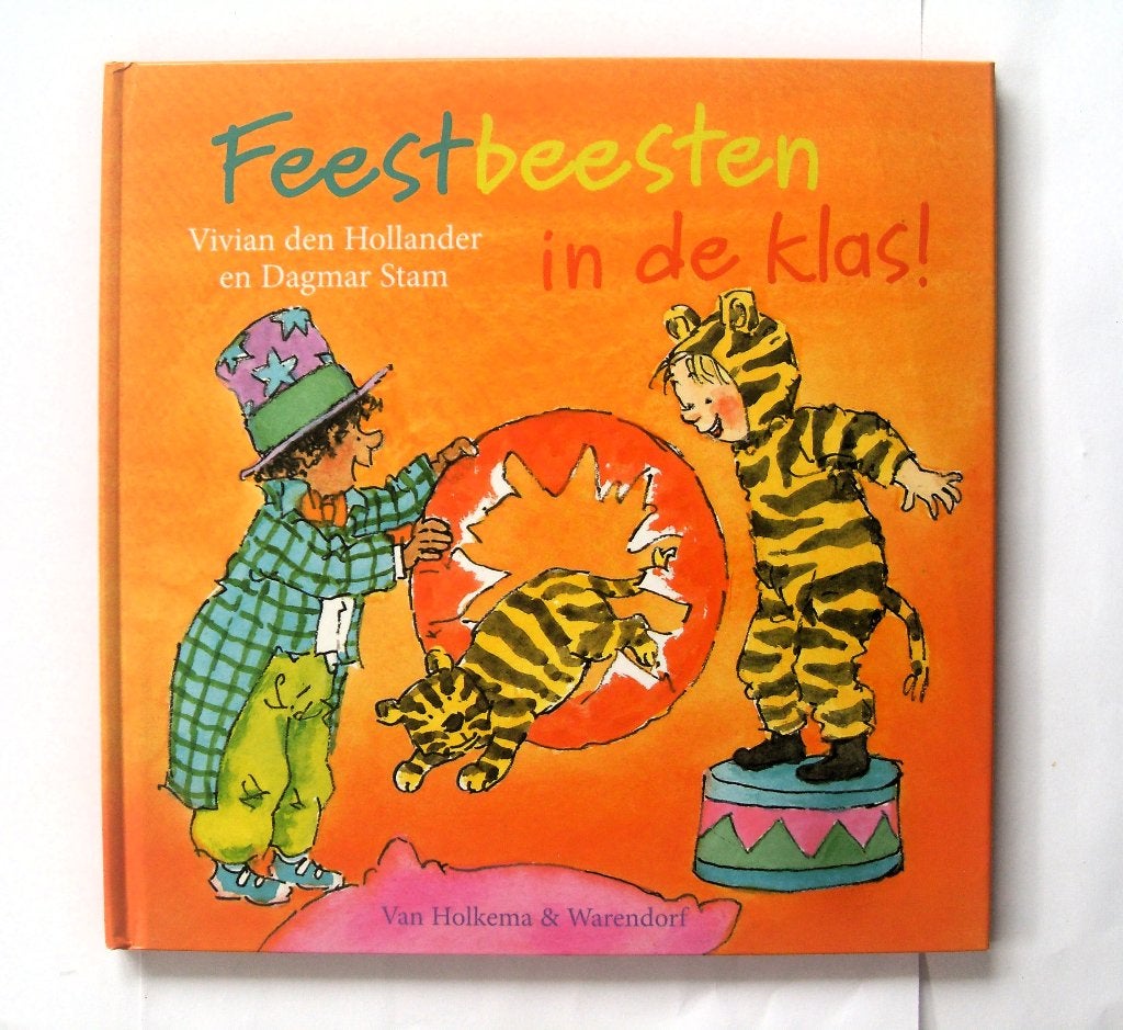 Feestbeesten in de klas - Vivian den Hollander & Dagmar Stam, Ophalen of Verzenden, Zo goed als nieuw, Vivian den Hollander en Dagmar Stam