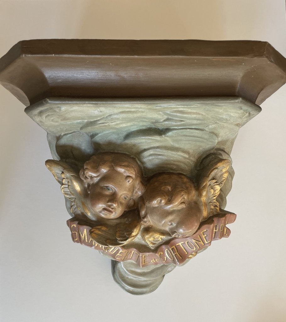 Antieke console met engelenhoofdjes 19e eeuws, Ophalen