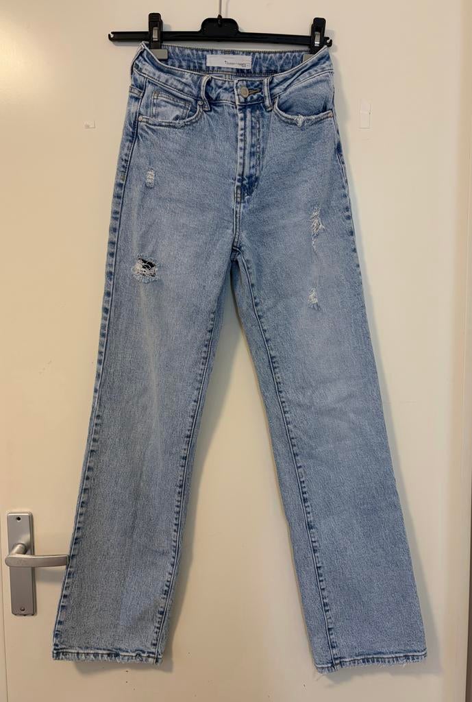 Queen Hearts Paris Jeans - Lichtblauw, W27 (maat 34), Ophalen, Gedragen, Blauw, W27 (confectie 34) of kleiner