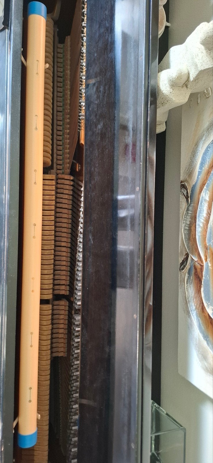 Foto 9 van Antieke zwarte Steck Piano van C. Quispel Rotterdam met kruk