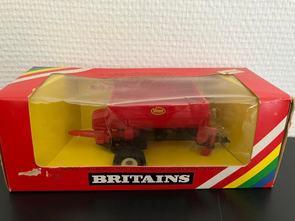 vicon multi-spreader britains 1:32, Ophalen of Verzenden, Zo goed als nieuw, Tractor of Landbouw, Britains