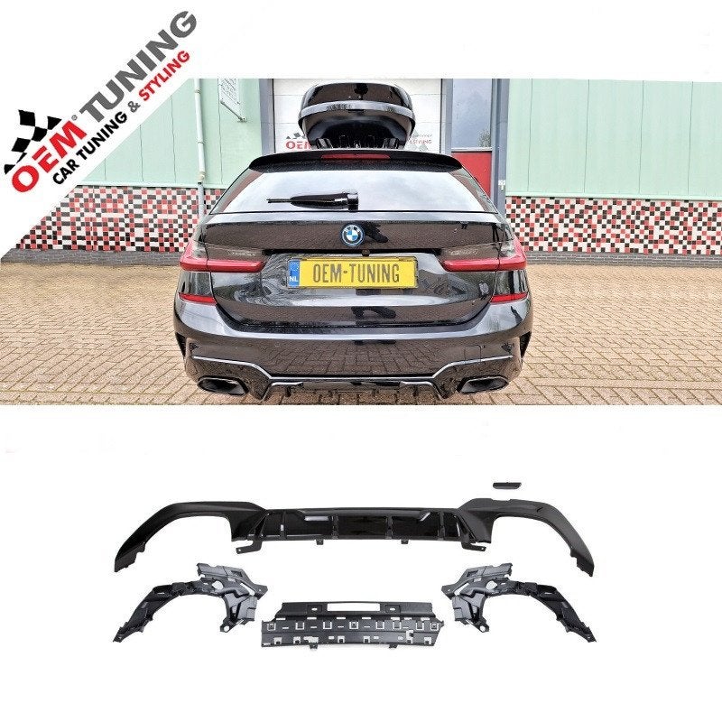 Competition Style Diffuser G20/G21 19‑22 340i Look Zwart, Ophalen of Verzenden