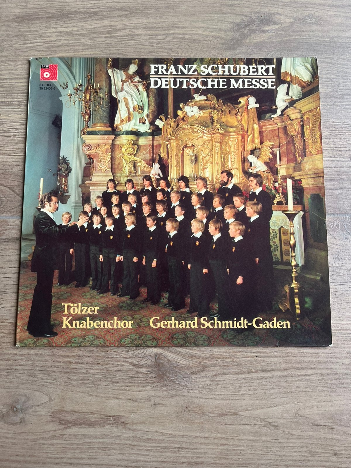 LP franz schubert deutsche messe, Cd's en Dvd's, Vinyl | Klassiek, Kamermuziek, Ophalen of Verzenden, Zo goed als nieuw, Romantiek