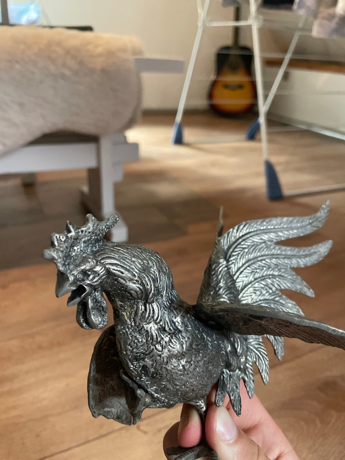 Decoratieve metalen haan - Vintage stijl, Ophalen of Verzenden