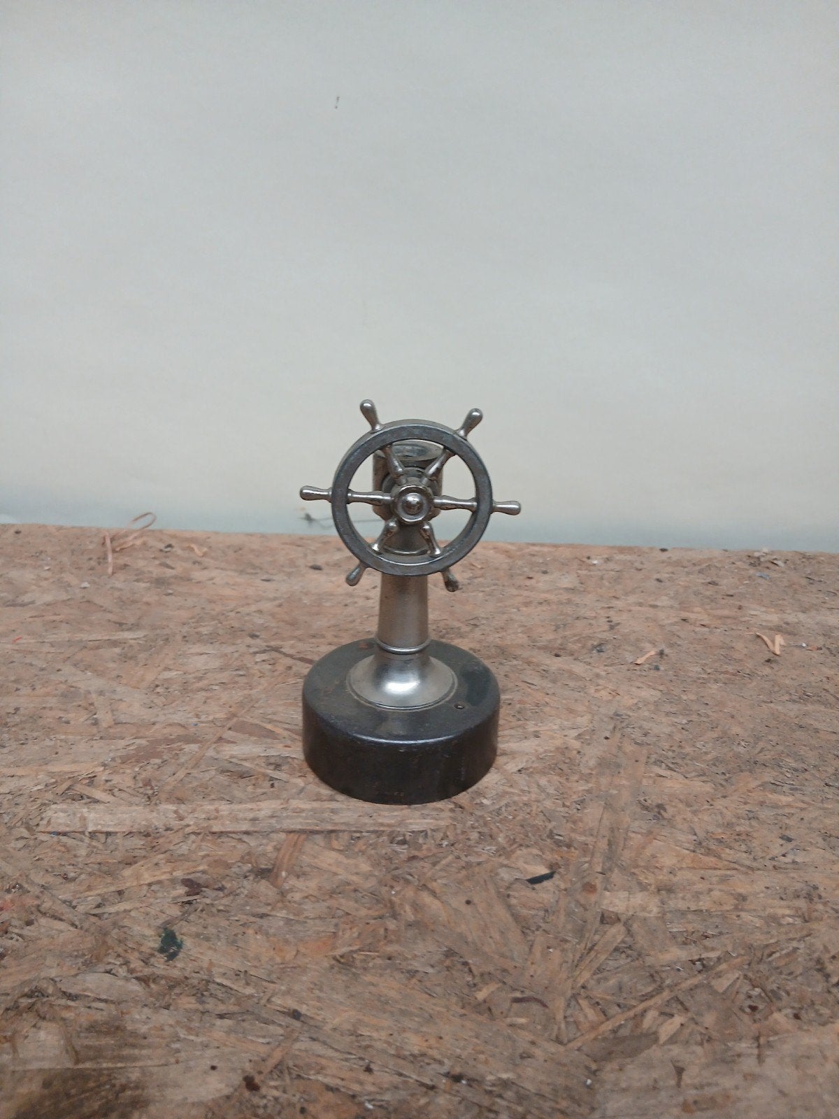 Decoratief scheepsroer, 12 cm hoog sigarenknipper, Ophalen of Verzenden