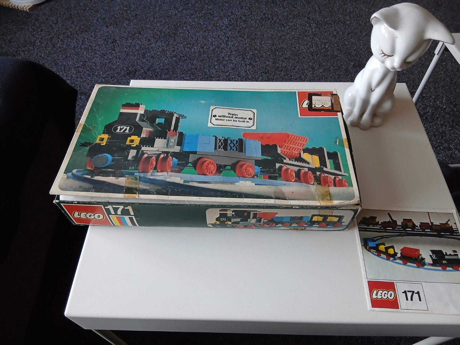 lego nr 171    trein zonder motor, Gebruikt, Compleet, Lego, Ophalen of Verzenden