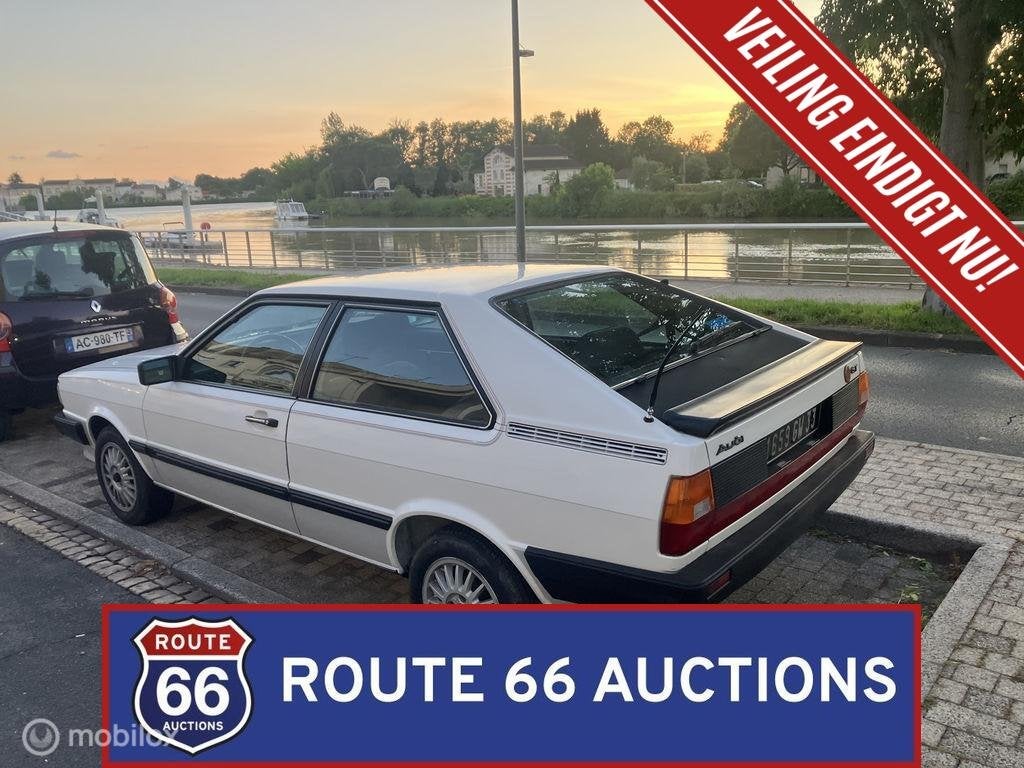 Audi Coupé GT | 1984 | Route 66 Auctions, Auto's, Overige carrosserieën, Zwart, Bedrijf, Handgeschakeld
