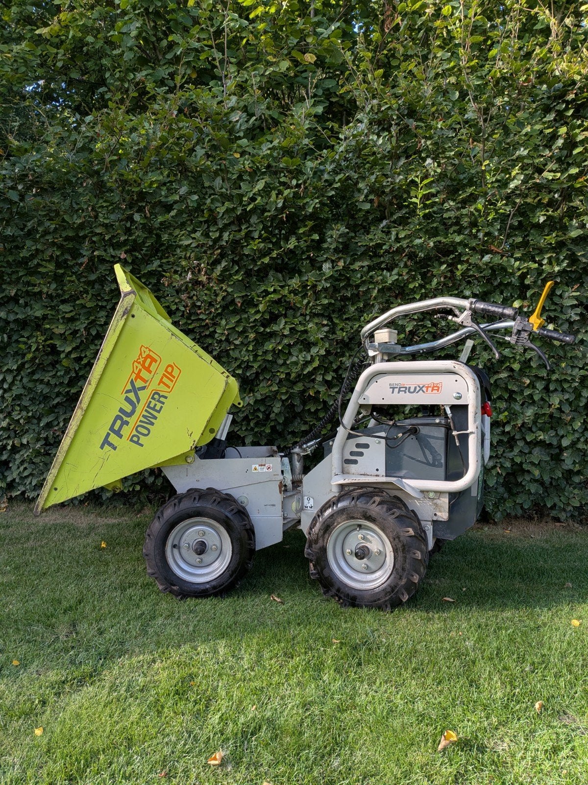 Elektrische Kruiwagen 4x4 - Truxta Power Tip mini dumper B45, Tuin en Terras, Kruiwagens, Ophalen, Gebruikt, Elektrisch