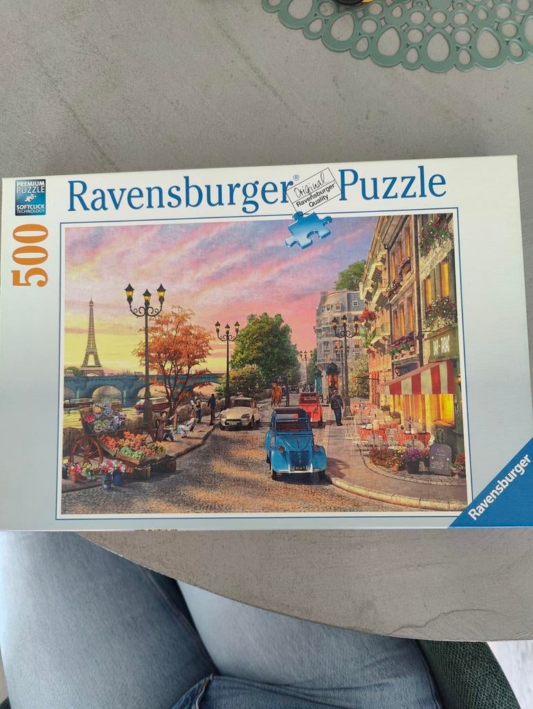 5,-   Ravensburger Puzzel Parijs, Ophalen, 500 t/m 1500 stukjes, Zo goed als nieuw