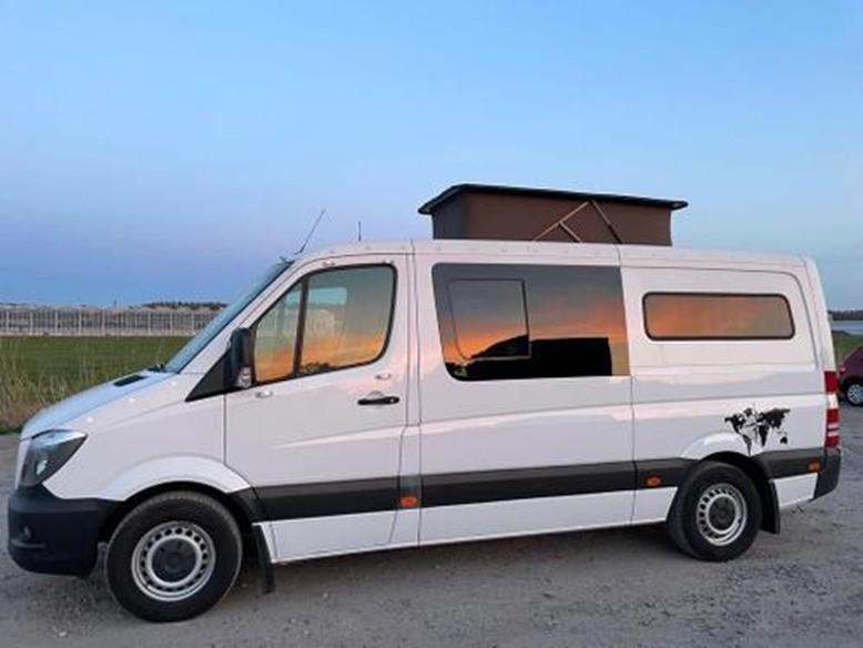Polyester popup dak voor camper - Wit, Caravans en Kamperen, Ophalen of Verzenden