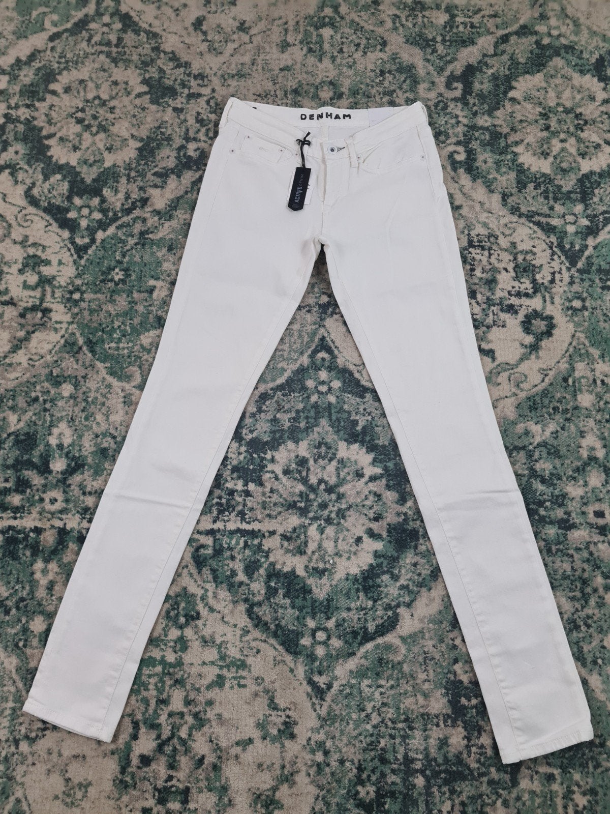 Denham Sharp Skinny Fit W27 L34 Nieuw Tulsi2734, Denham, Wit, Nieuw, Ophalen of Verzenden