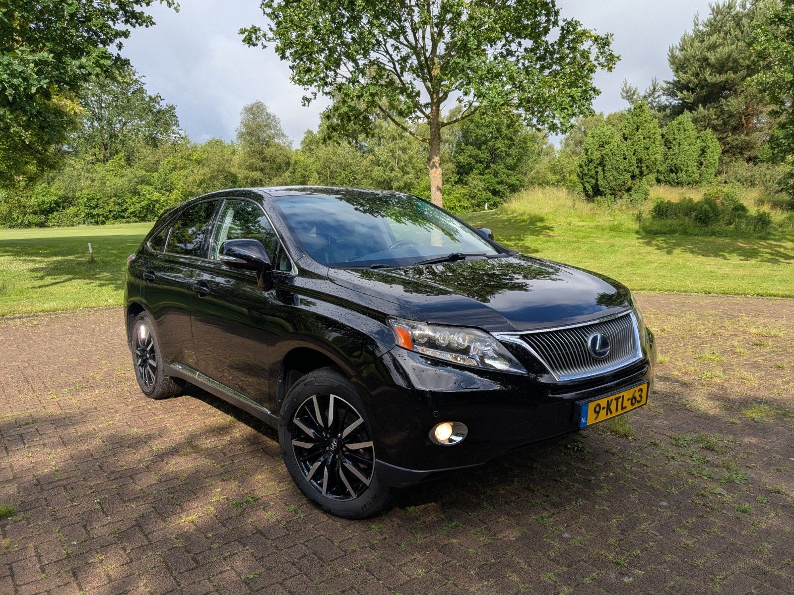 Lexus RX(-H) 450h Hybrid 299pk 2010 Zwart Gr.Beurt Trekhaak, Auto's, Automaat, Automatische klimaatregeling, 138 €/maand, Zwart