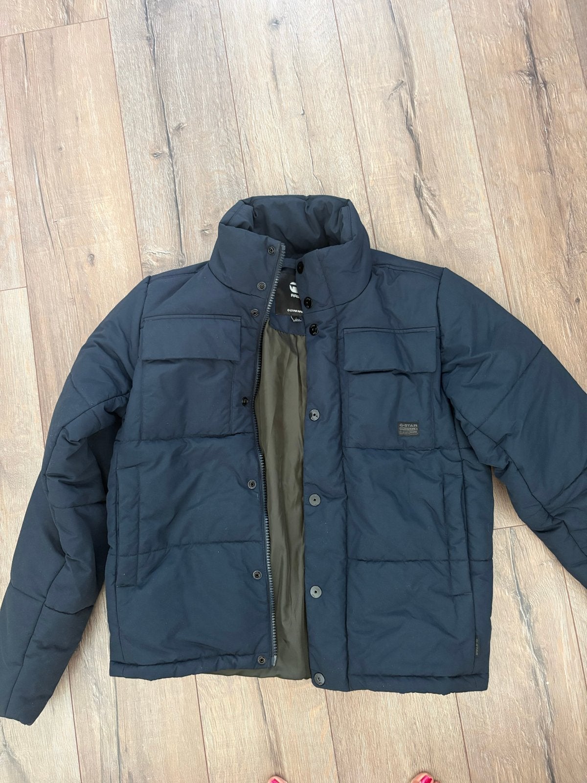 G-Star RAW winterjas maat S, Ophalen of Verzenden, Zo goed als nieuw, Maat 46 (S) of kleiner, Blauw