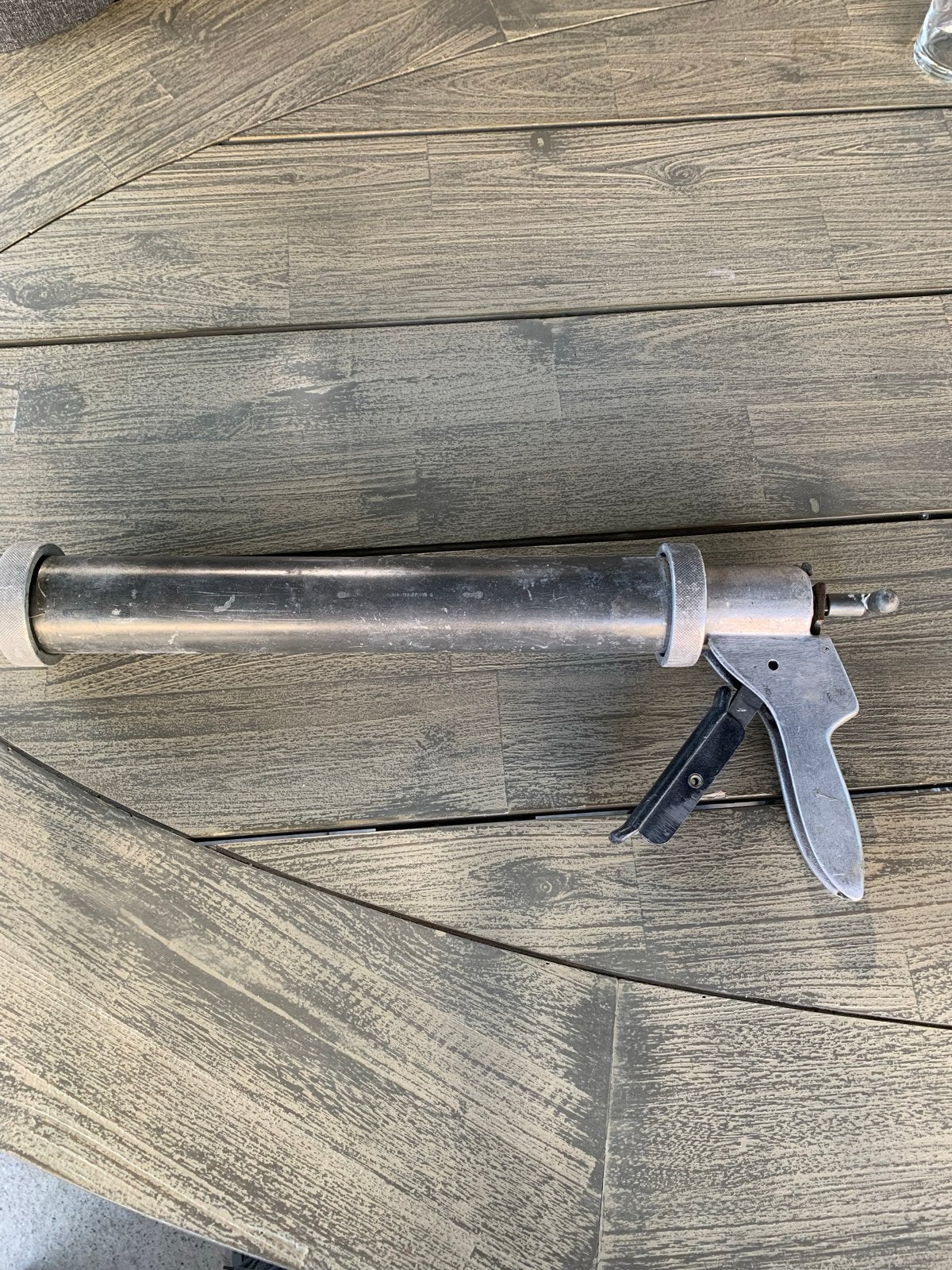 Kitspuit - prof Aluminium kitpistool, Ophalen of Verzenden, Gebruikt, Kitspuit, Overige merken