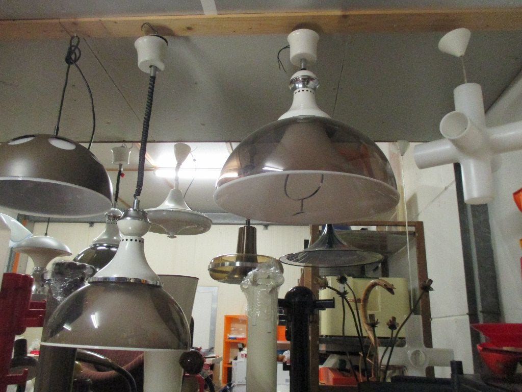 Space age lampen 40 en 56 cm retro jaren 70 design vintage, ?, Kunststof, Gebruikt, ?
