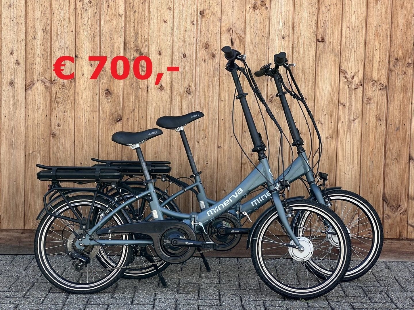 2x 2e hands elektrische vouwfietsen 1 jaar oud (24/25), Fietsen en Brommers, Elektrische fietsen, Overige merken, -, -, Zo goed als nieuw