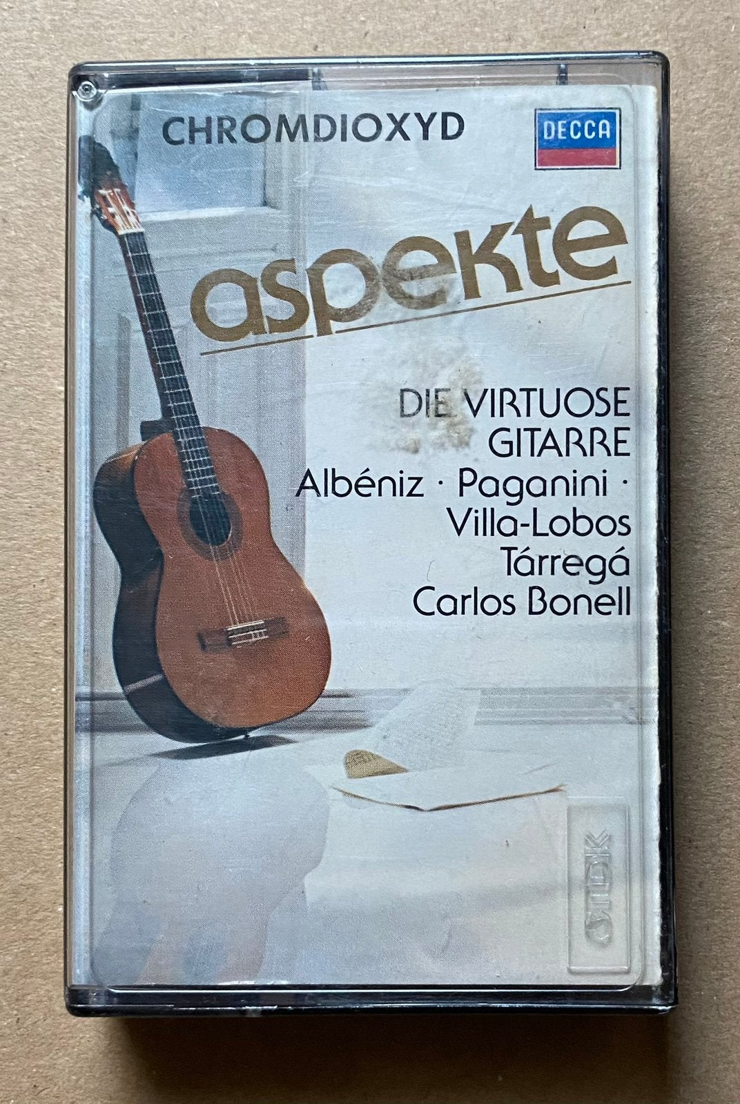 CASSETTE CARLOS BONELL - Die Viruose Gitarre ( 1985 ), Cd's en Dvd's, Cassettebandjes, Gebruikt, Verzenden, Klassiek, 1 bandje