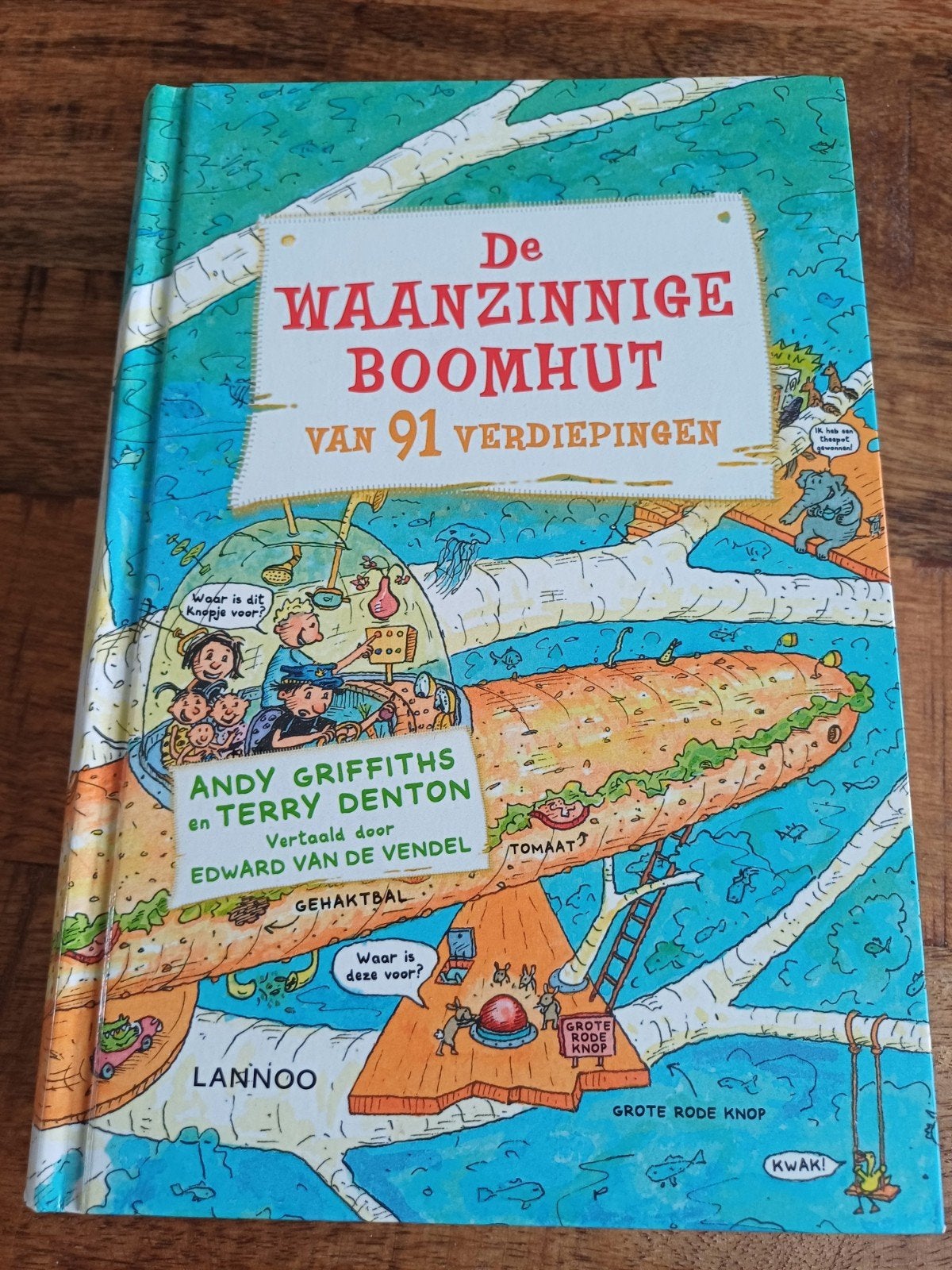 Terry Denton - De waanzinnige boomhut van 91 verdiepingen, Terry Denton; Andy Griffiths, Fictie algemeen, Ophalen of Verzenden