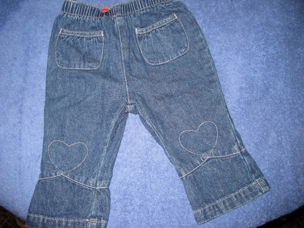 Jeans broek, 68, Villa Happ, Ophalen of Verzenden, Zo goed als nieuw, Meisje, Broekje