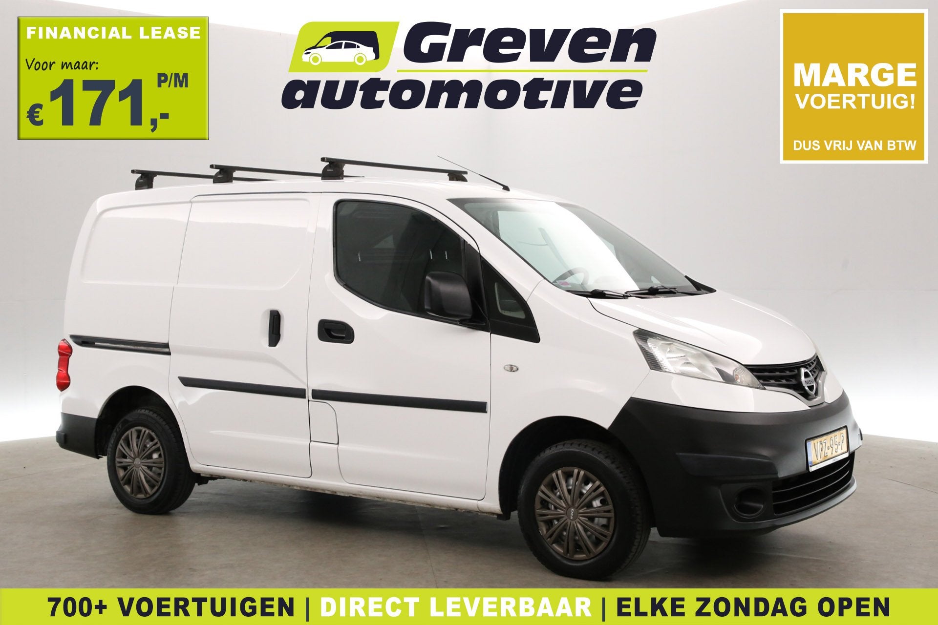 Nissan NV200 1.6 Acenta L1H1 | Marge | Airco | Trekhaak | El, Voorwielaandrijving, Euro 5, Stof, Gebruikt