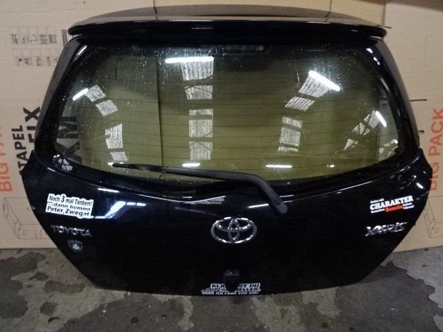 Achterklep Toyota Yaris bj 2007 typ XP9 kleur zwart complete, Gebruikt, Ophalen of Verzenden, Toyota, Achter