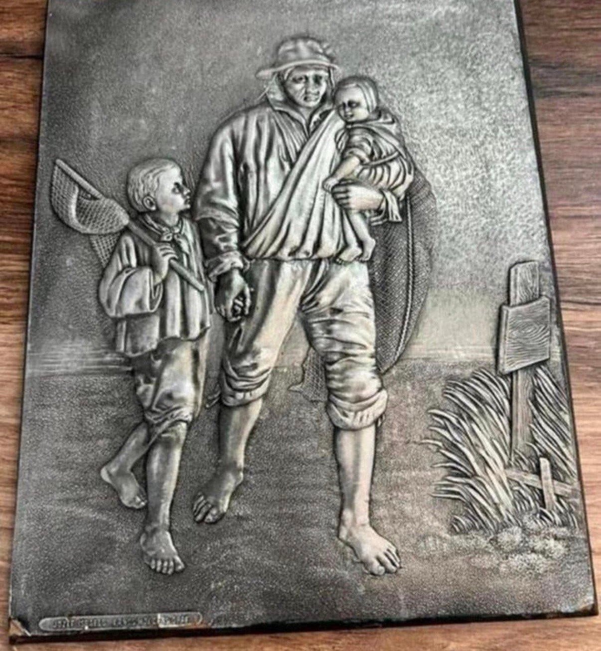 Jozef Israëls "Langs moeders graf", Antiek en Kunst, Ophalen of Verzenden
