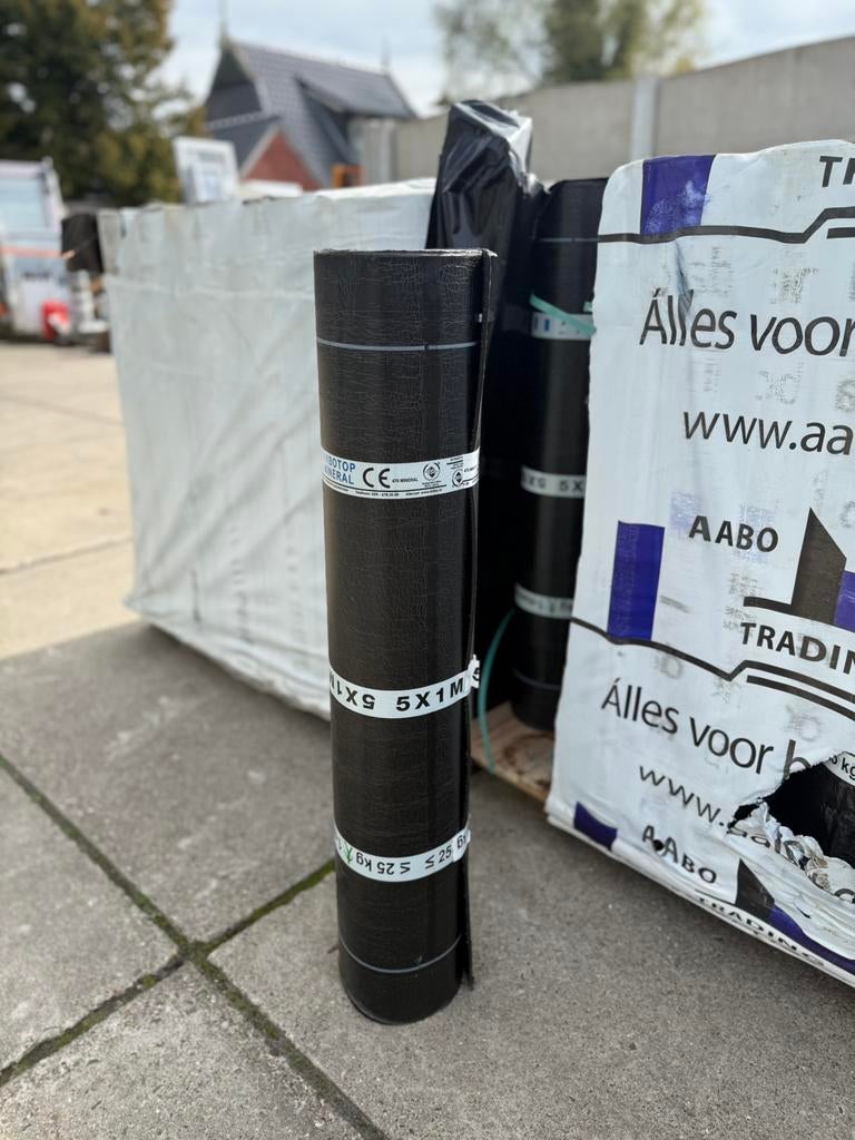 Dakbedekking - Dakleer - Brandrollen / 70€ per rol, Ophalen, Nieuw, Zwart, Dakleer