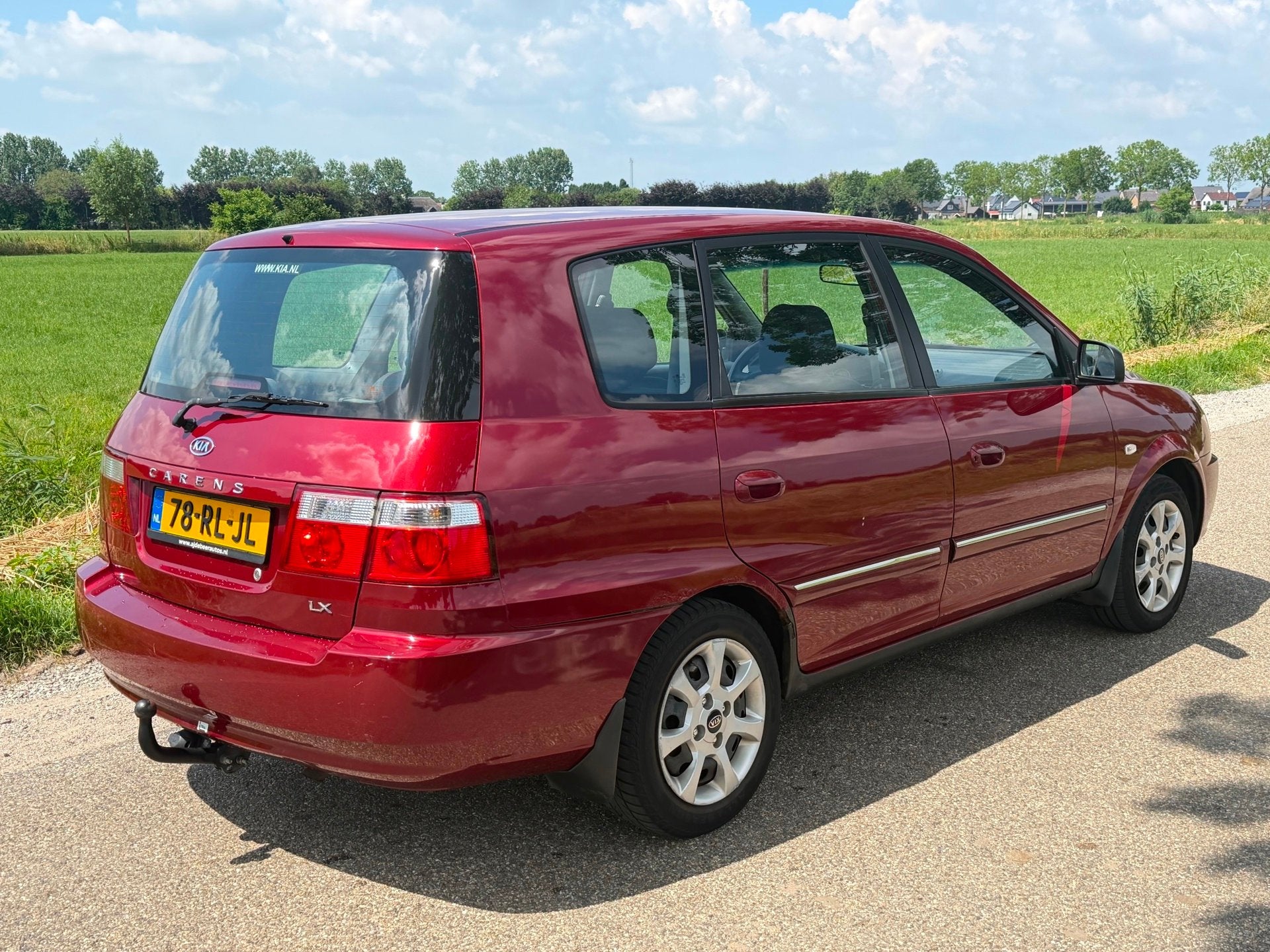 Kia Carens 1.6-16V LX APK 05-2027 Airco NAP, Stof, 4 cilinders, Origineel Nederlands, Bedrijf