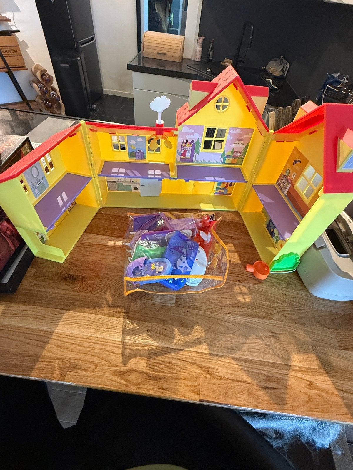 Groot speelhuis met accessoires, Ophalen of Verzenden, Gebruikt, Jongen of Meisje