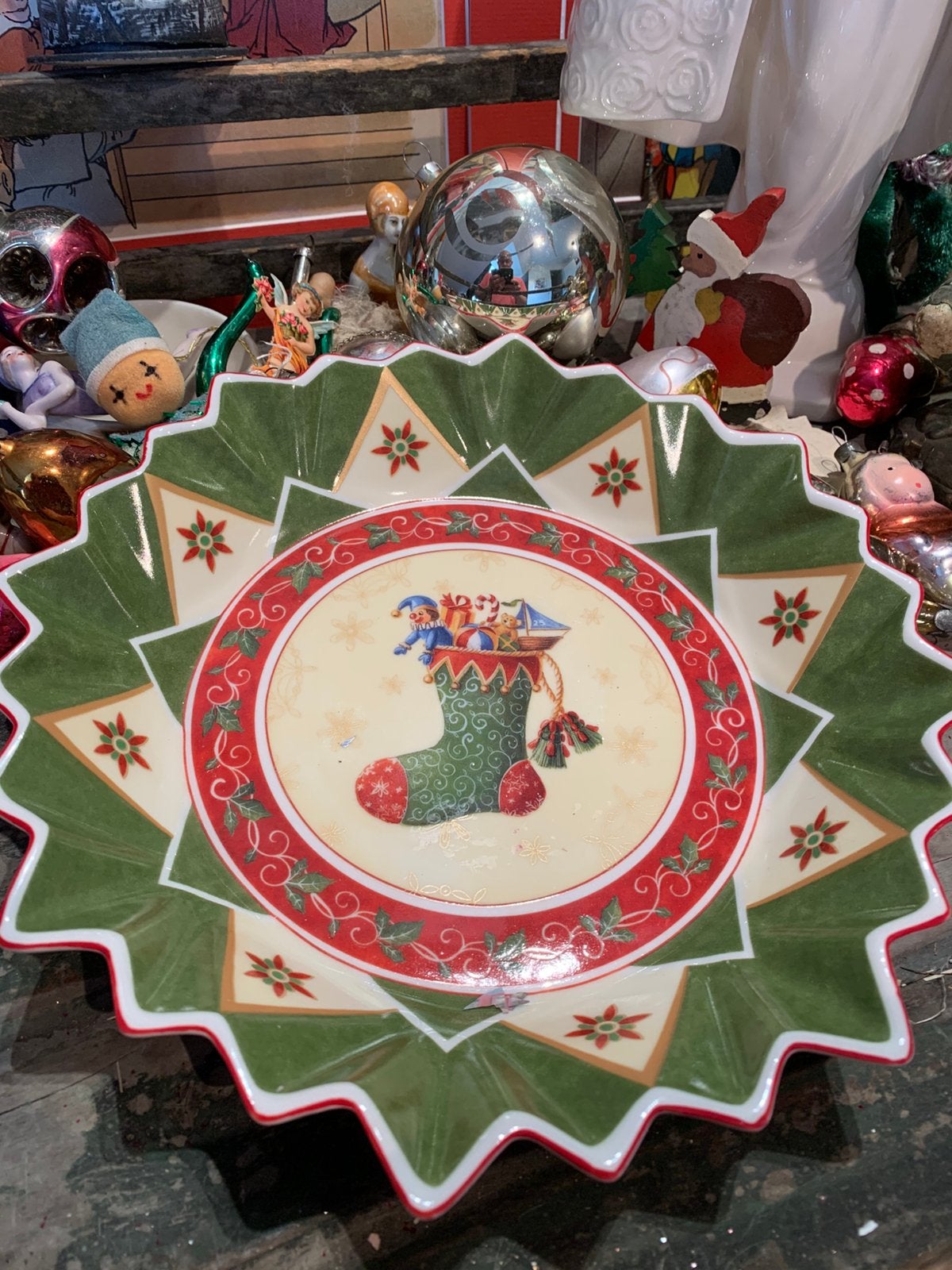 Kerst villeroy boch schaal, Ophalen of Verzenden