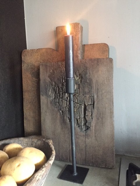 Tafelkandelaar Beau 20 cm zwart van Puur Wonen, Huis en Inrichting, Nieuw, Ophalen of Verzenden, Metaal, Kandelaar