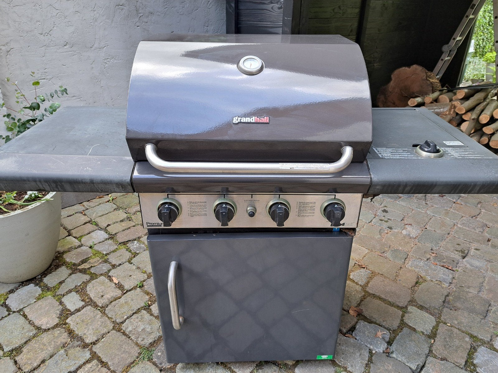 Grandhall Premium Gaskooktoestel met 4 branders, Ophalen, Gebruikt, Grandhall