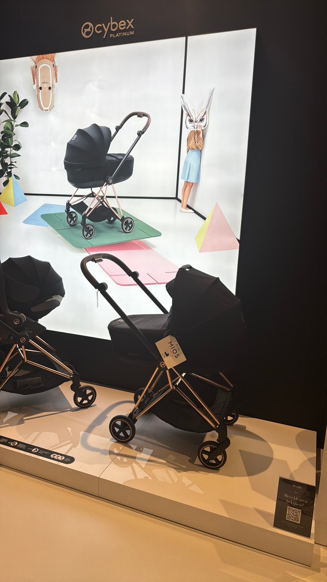 Cybex Mios Rose Gold / Sepia Black 3-in-1 NIEUW!, Ophalen of Verzenden, Zo goed als nieuw