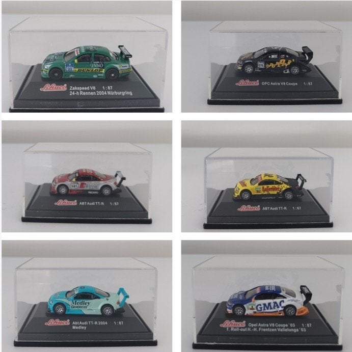Schuco Motorsport set 1/87, Hobby en Vrije tijd, Modelauto's | 1:87, Ophalen of Verzenden, Zo goed als nieuw, Auto, Schuco
