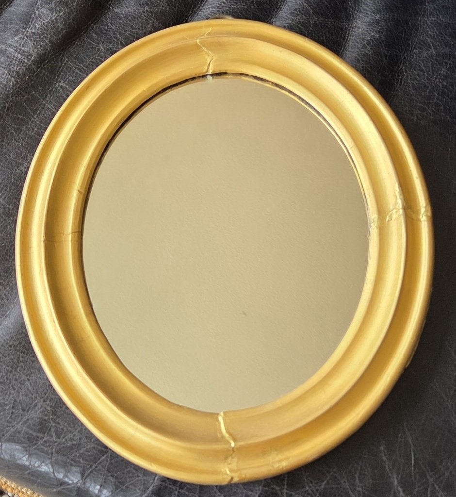 Mooie ovalen spiegel, Ophalen of Verzenden, Ovaal, Minder dan 50 cm