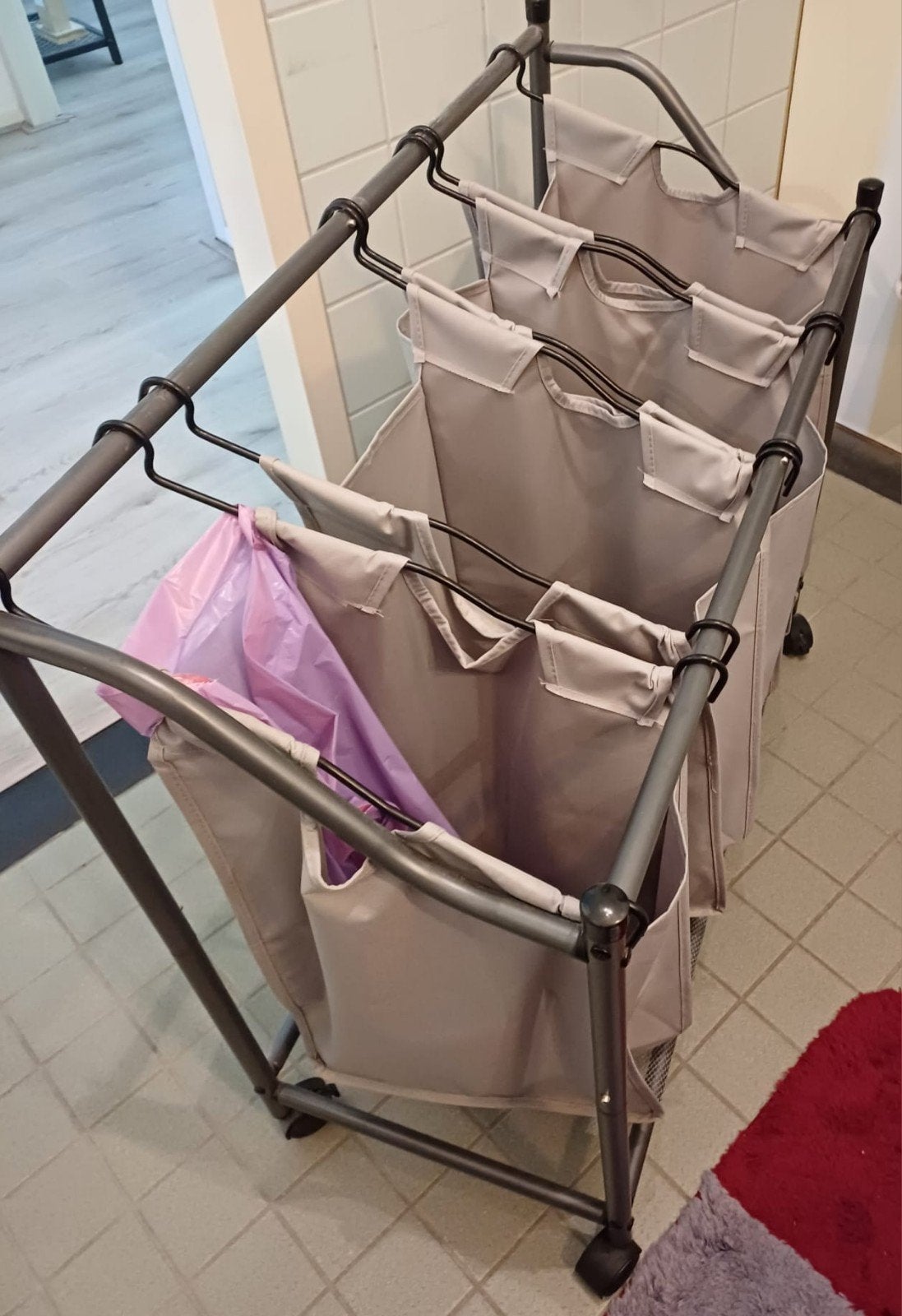 Was sorteerder / wasmand op wielen, Ophalen, Gebruikt, Overige typen, 50 tot 100 cm