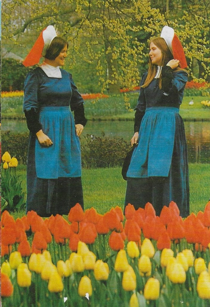Keukenhof lisse holland gelopen ansichtkaart a423, Ophalen of Verzenden, 1980 tot heden, Gelopen, Noord-Holland