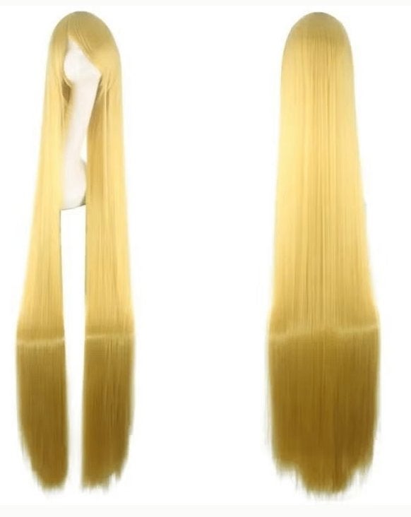 Prachtige cosplay pruik stijl ultra lang synthetisch, Ophalen of Verzenden, Nieuw