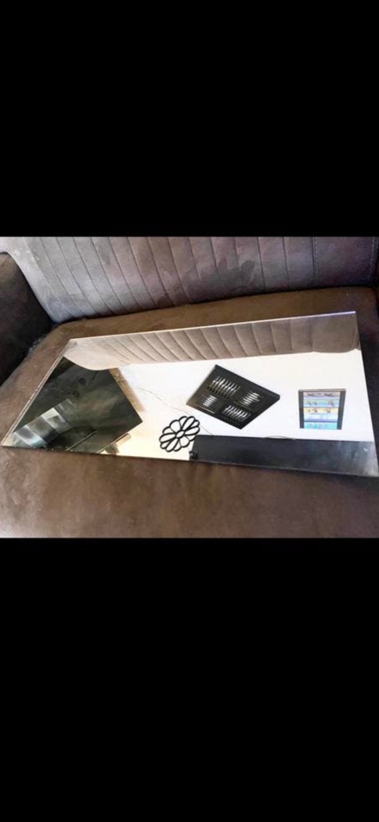 nette WAND-/KASTDEUR- SPIEGEL, Huis en Inrichting, Woonaccessoires | Spiegels, Ophalen, Minder dan 50 cm, Zo goed als nieuw, Minder dan 100 cm