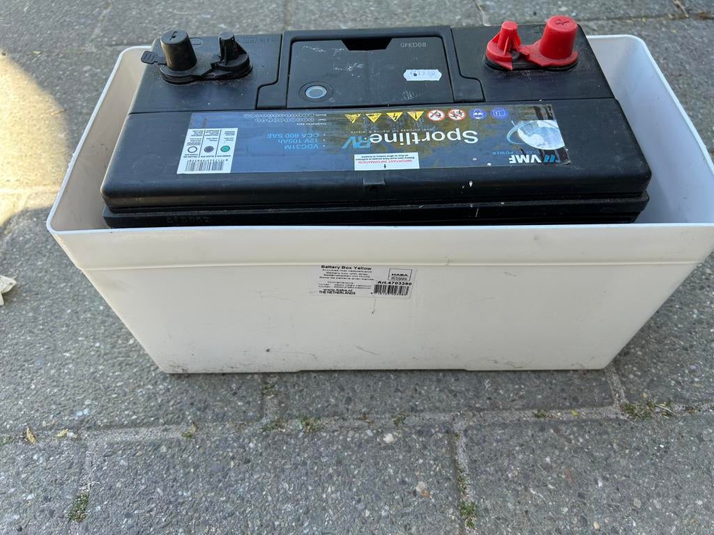 Accu 12 v 105 ah VMF Sportline, Ophalen of Verzenden