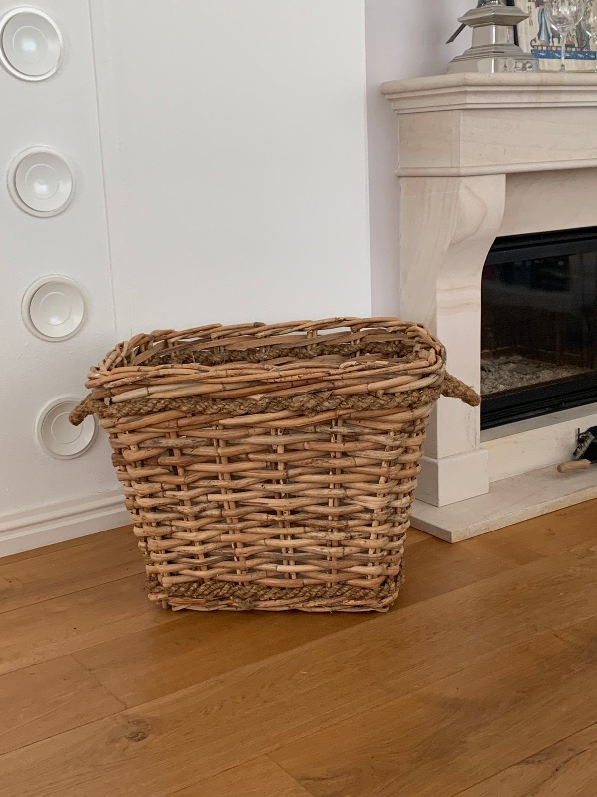 Wilgetenen, Rieten Mand  - bv Open Haard Hout, Speelgoed etc, Minder dan 3 m³, Ophalen