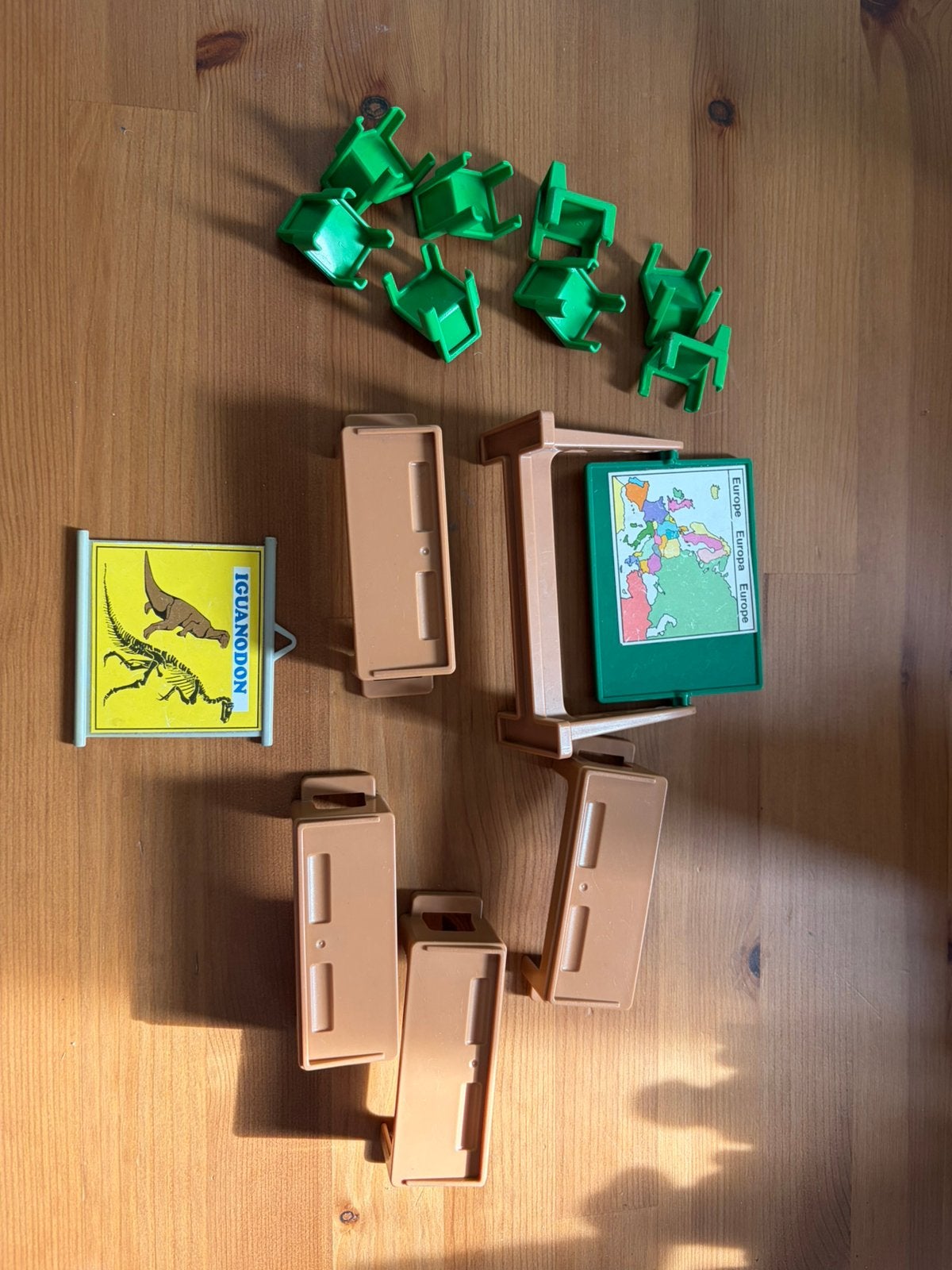 Playmobil vintage schoolbanken, Ophalen of Verzenden, Zo goed als nieuw