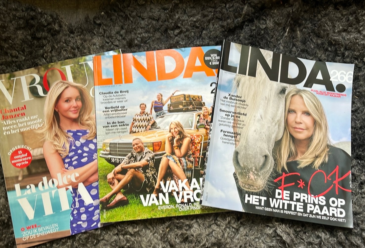Tijdschriften aug/sept 2026 Vrouw/ Linda, Ophalen of Verzenden, Zo goed als nieuw, Damesbladen