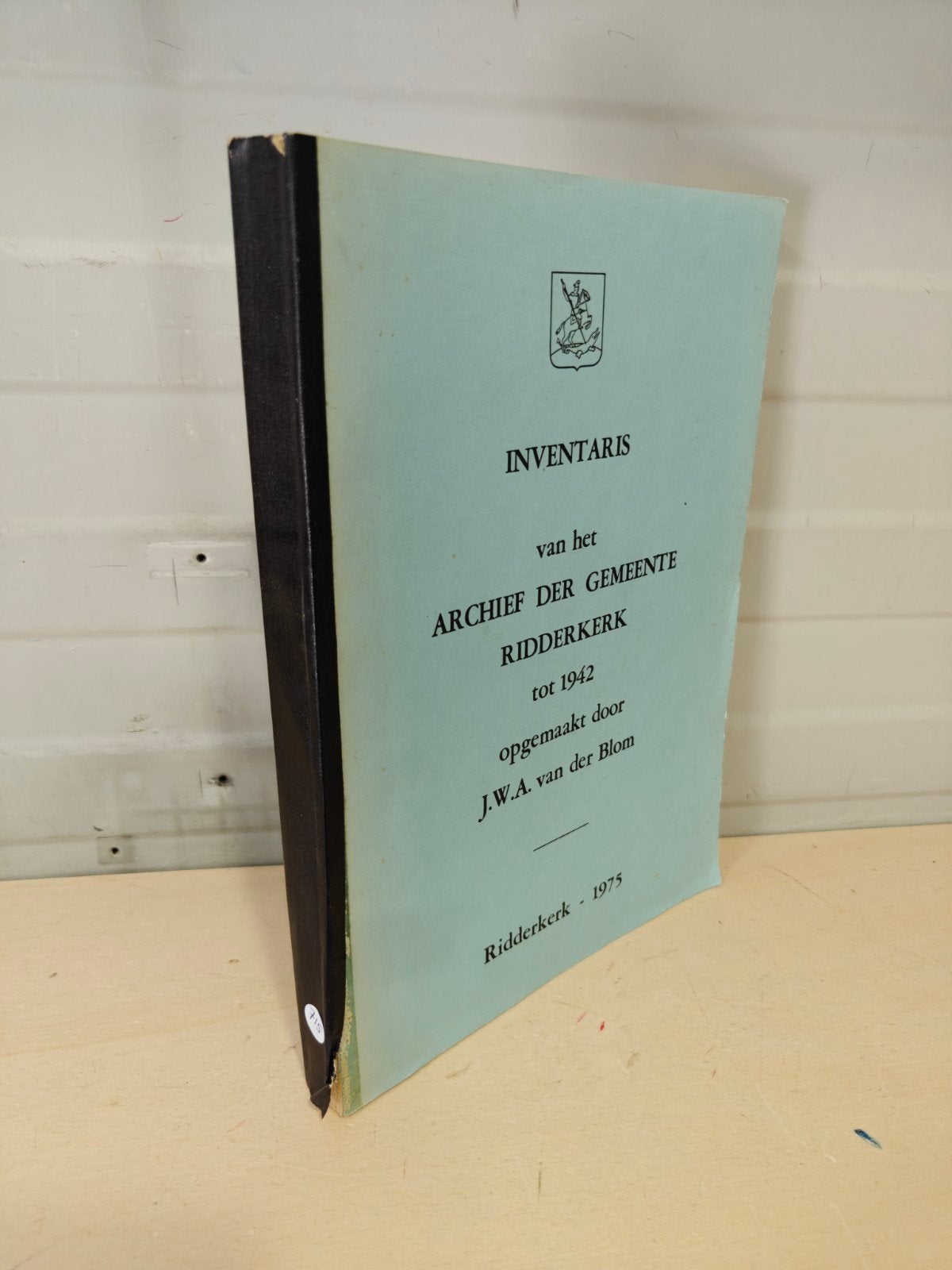 Nr. 715  Inventaris van het Archief der Gemeente Ridderkerk, Boeken, Ophalen of Verzenden, Gelezen